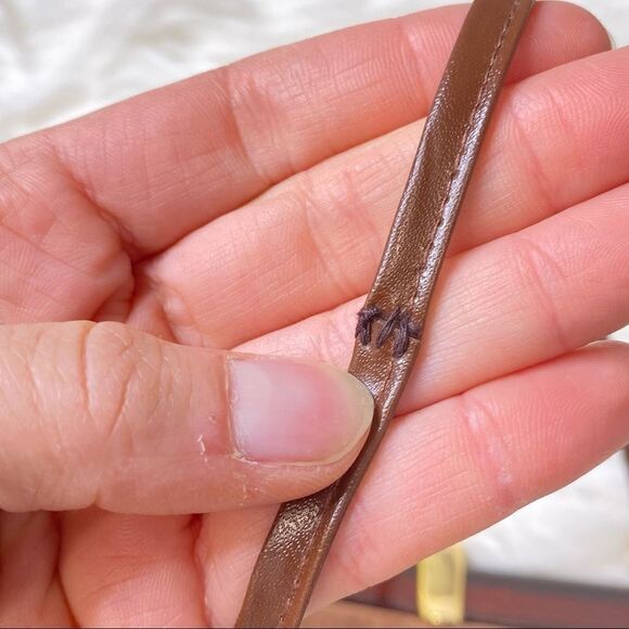 VINTAGE Italy Tortoise Shell Leather bag Purse - Picture 9 of 11